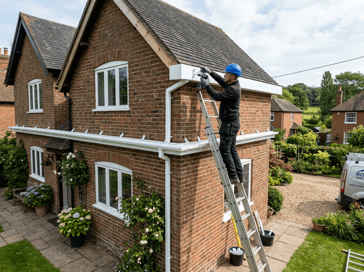 Downpipe replacement on a Victorian terrace