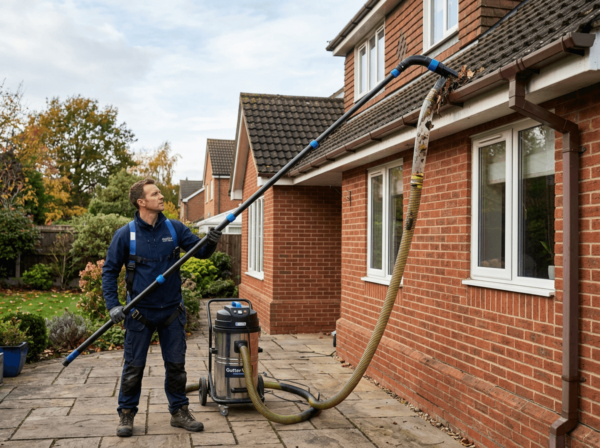 Cast-iron gutter repair — joint resealing
