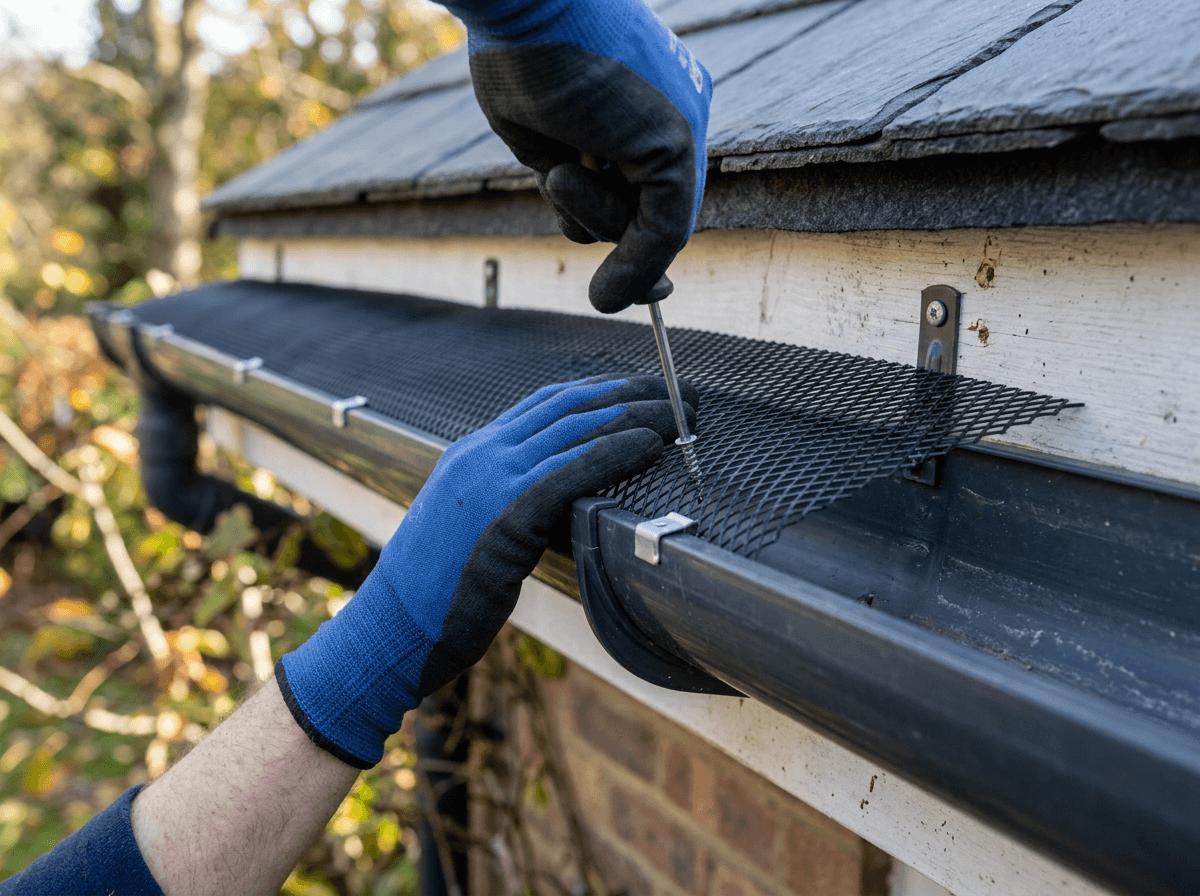 Gutter guard installation